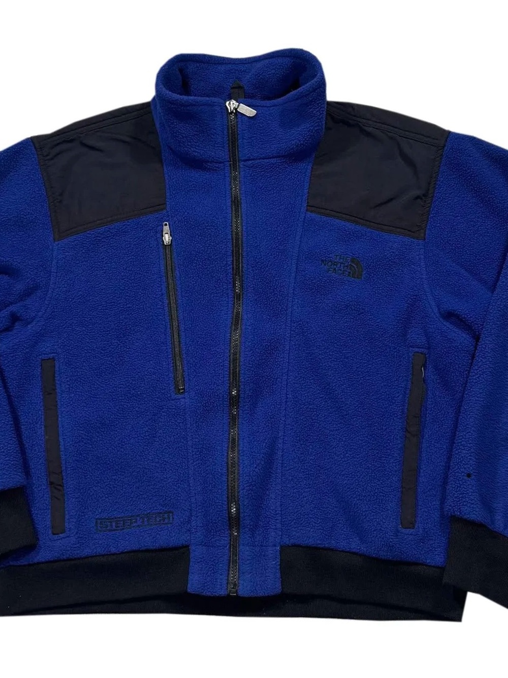 Vintage The North Face Steep Tech Blue Fleece (Size L)